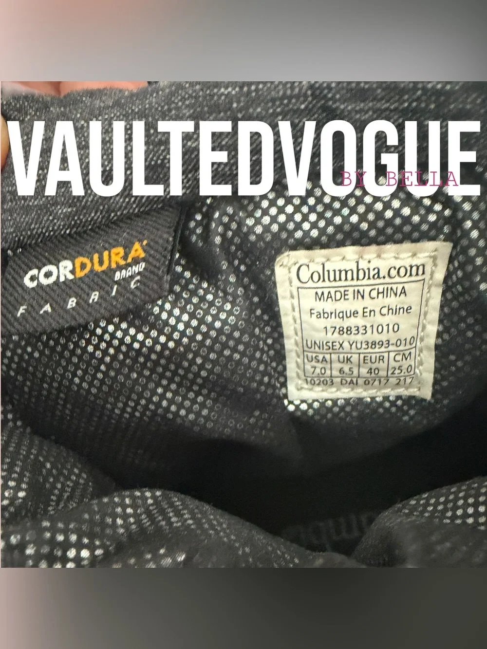 Columbia YU3893-010 Cordura Fabric Short/Winter Boot, Black — Unisex